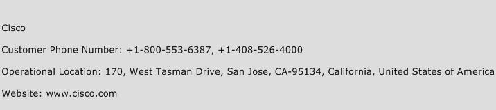 Cisco Phone Number Customer Service