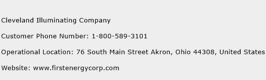 Cleveland Illuminating Company Phone Number Customer Service
