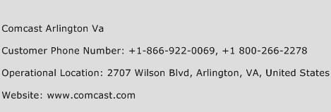 Comcast Arlington Va Phone Number Customer Service