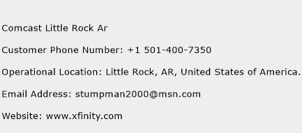 Comcast Little Rock Ar Phone Number Customer Service