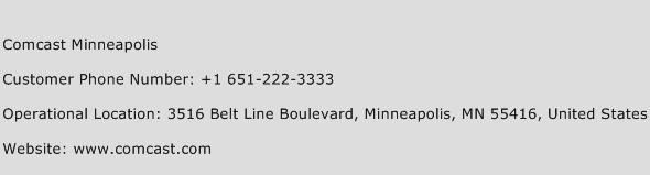Comcast Minneapolis Phone Number Customer Service