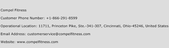 Compel Fitness Phone Number Customer Service