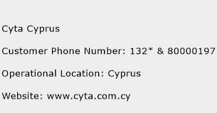 Cyta Cyprus Phone Number Customer Service