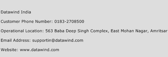 Datawind India Phone Number Customer Service