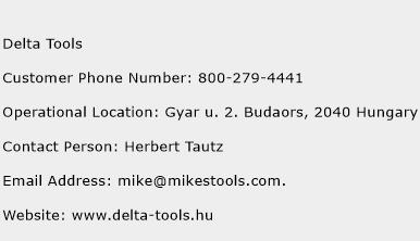 Delta Tools Phone Number Customer Service