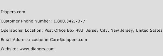 Diapers.com Phone Number Customer Service