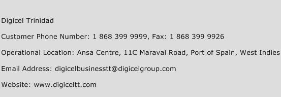 Digicel Trinidad Phone Number Customer Service
