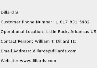 Dillard S Phone Number Customer Service