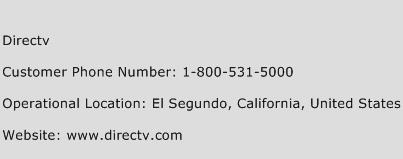 DirecTV Phone Number Customer Service
