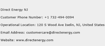 Direct Energy NJ Phone Number Customer Service