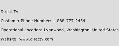 Direct Tv Phone Number Customer Service