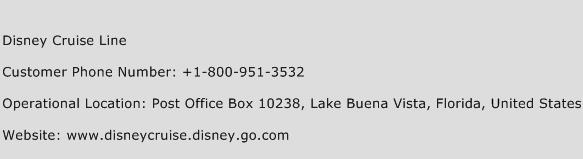 Disney Cruise Line Phone Number Customer Service