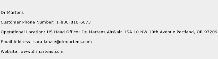 Dr Martens Phone Number Customer Service