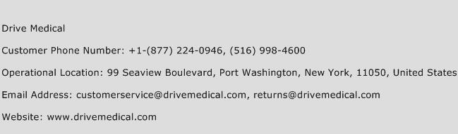 Drive Medical Phone Number Customer Service