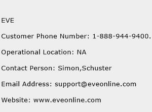 EVE Phone Number Customer Service