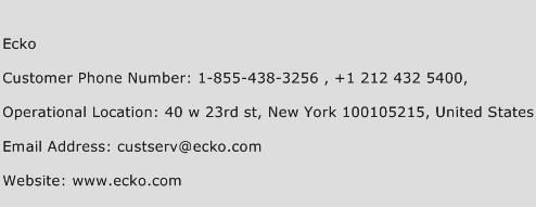 Ecko Phone Number Customer Service