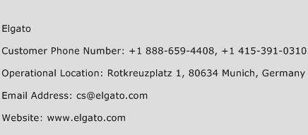 Elgato Phone Number Customer Service