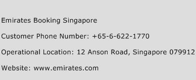 Emirates Booking Singapore Phone Number Customer Service