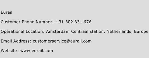 Eurail Phone Number Customer Service