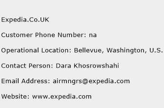 Expedia.Co.UK Phone Number Customer Service