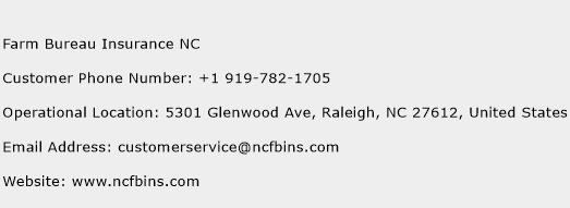 Farm Bureau Insurance NC Phone Number Customer Service