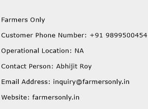 Farmers Only Phone Number Customer Service