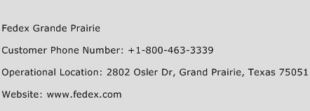 Fedex Grande Prairie Phone Number Customer Service