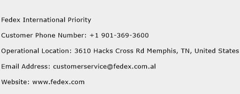 Fedex International Priority Phone Number Customer Service