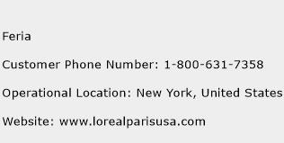 Feria Phone Number Customer Service