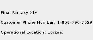 Final Fantasy XIV Phone Number Customer Service