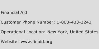 Financial Aid Phone Number Customer Service