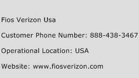 Fios Verizon Usa Phone Number Customer Service