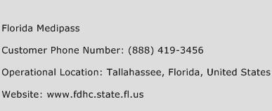 Florida Medipass Phone Number Customer Service