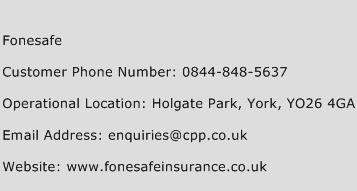 Fonesafe Phone Number Customer Service