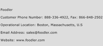 Foodler Phone Number Customer Service