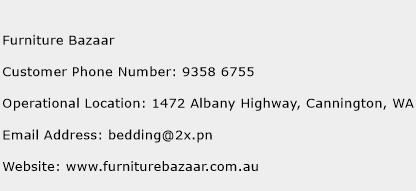 Furniture Bazaar Phone Number Customer Service