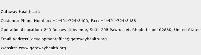 Gateway Healthcare Phone Number Customer Service