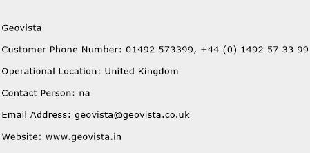 Geovista Phone Number Customer Service