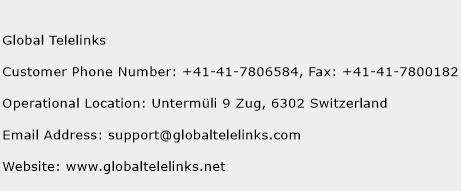 Global Telelinks Phone Number Customer Service
