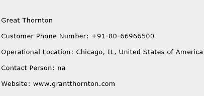 Great Thornton Phone Number Customer Service