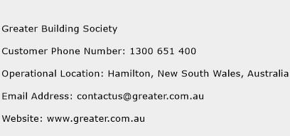 Greater Building Society Phone Number Customer Service