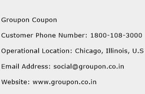 Groupon Coupon Phone Number Customer Service