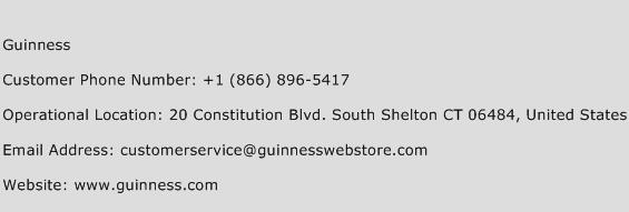 Guinness Phone Number Customer Service