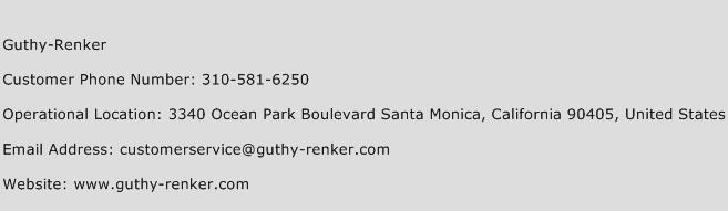 Guthy-Renker Phone Number Customer Service