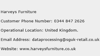 Harveys Furniture Phone Number Customer Service