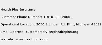Health Plus Insurance Phone Number Customer Service