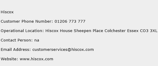 Hiscox Phone Number Customer Service