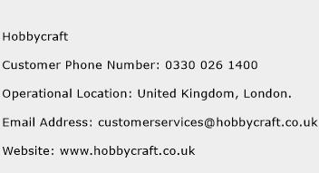 Hobbycraft Phone Number Customer Service