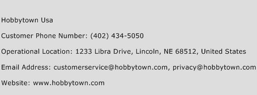 Hobbytown Usa Phone Number Customer Service