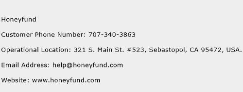 Honeyfund Phone Number Customer Service